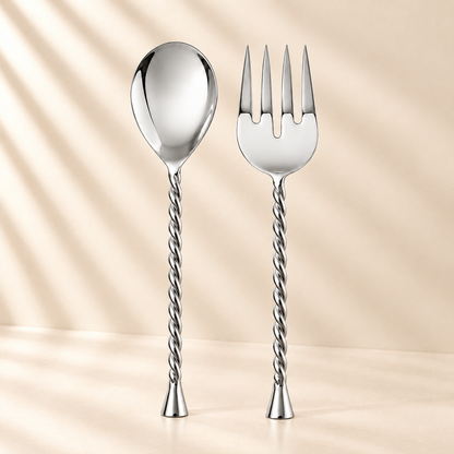 Silver Salad Servers