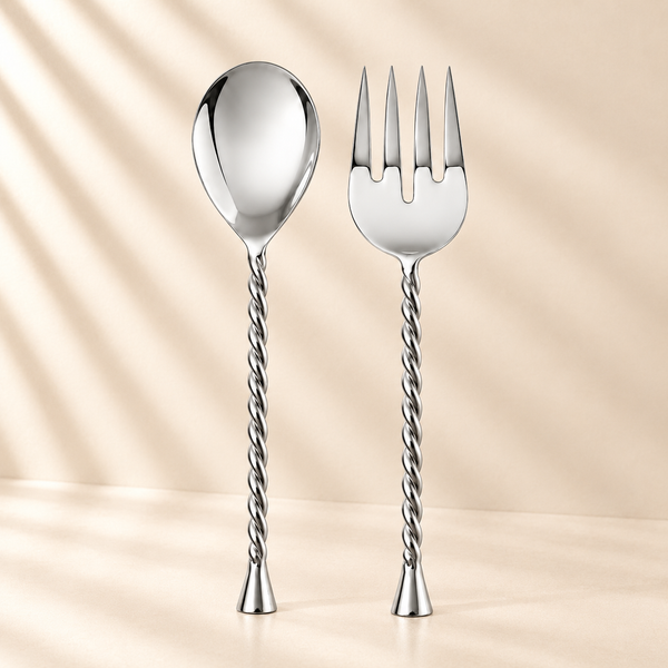 Silver Salad Servers