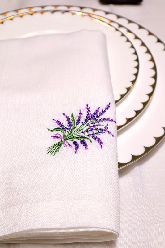Lavender Napkin 20”x20” Set of 4