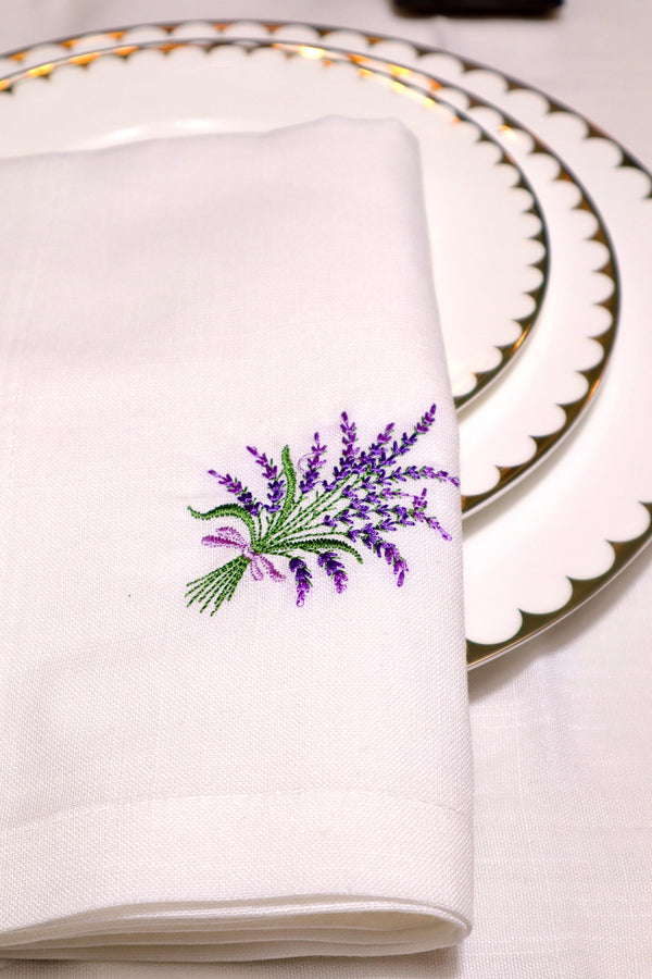 Lavender Napkin 20”x20” Set of 4