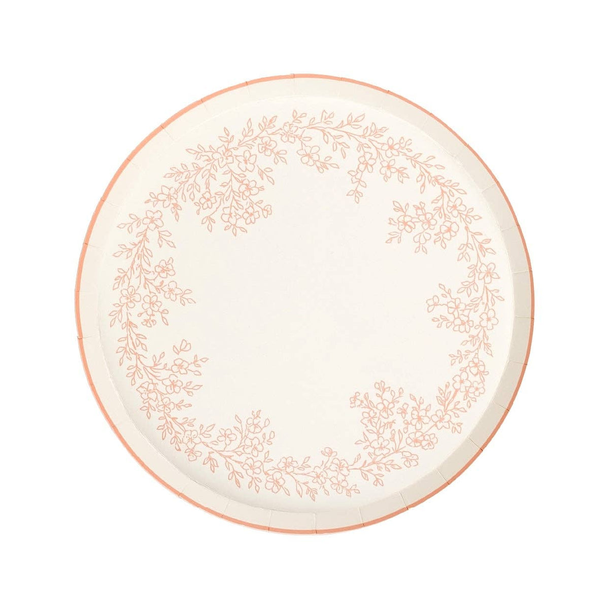 Floral Elegance Pink Dessert Plates 8pk