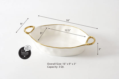 13” x 9” Oval Baking Dish