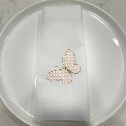 Washable Butterfly Napkin - 20" X 20” Set of 4