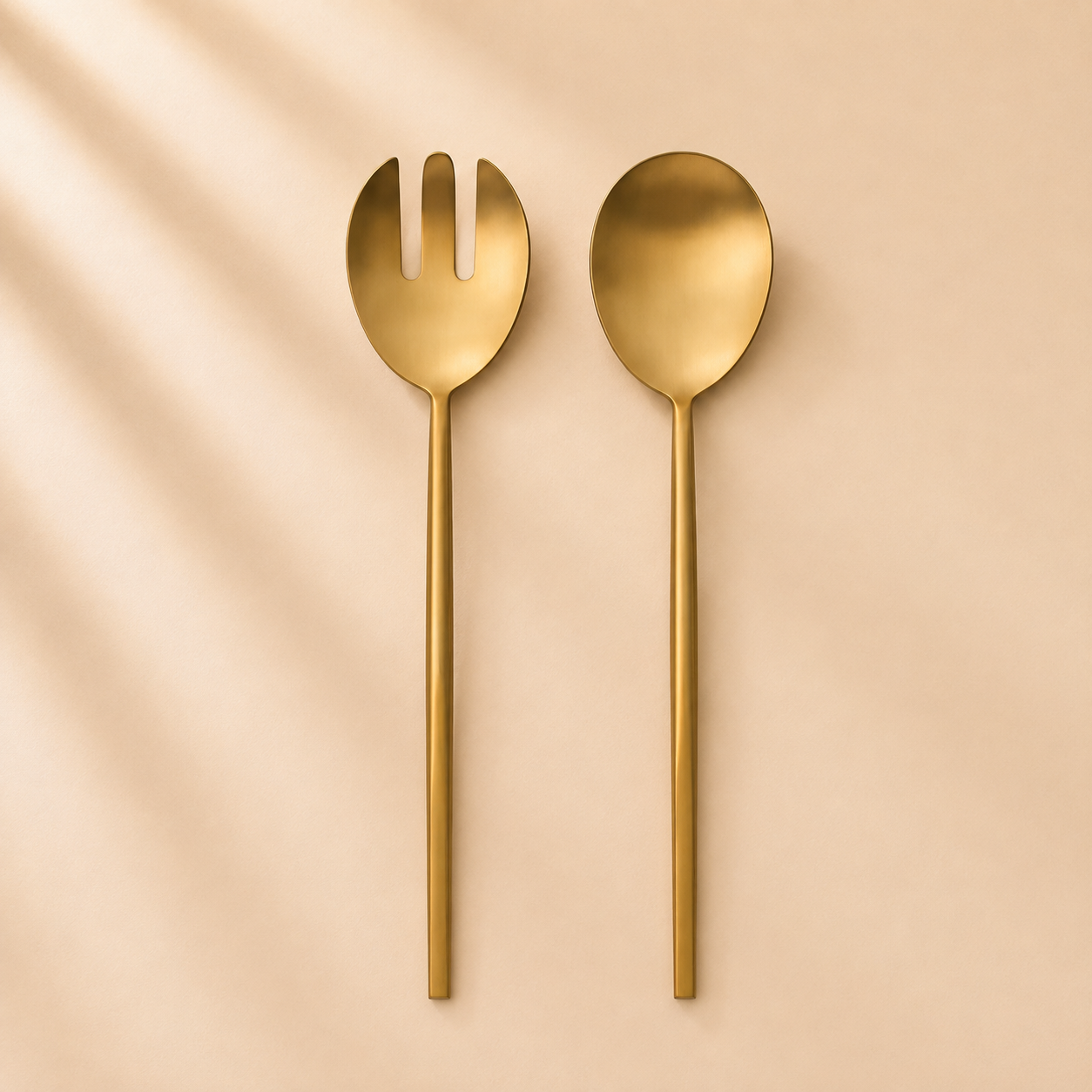 Gold Salad Servers