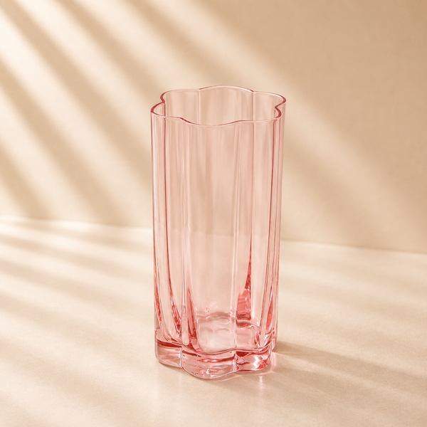 Flower Highball Flamingo Island Set of 6