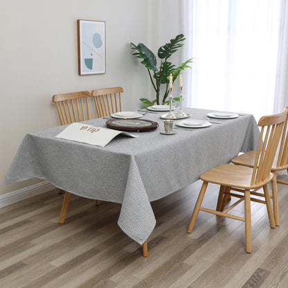 Jacquard Softly Grey Tablecloth