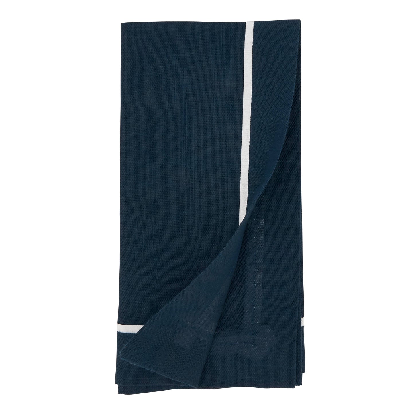 Classic Pleated Design Napkin: Grey 20" Set of 4