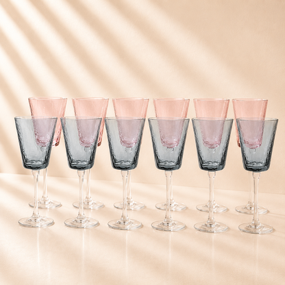 Hammered Water Glasses - Set of 6