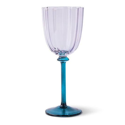 Two Tone Wine Glasses Set of 6