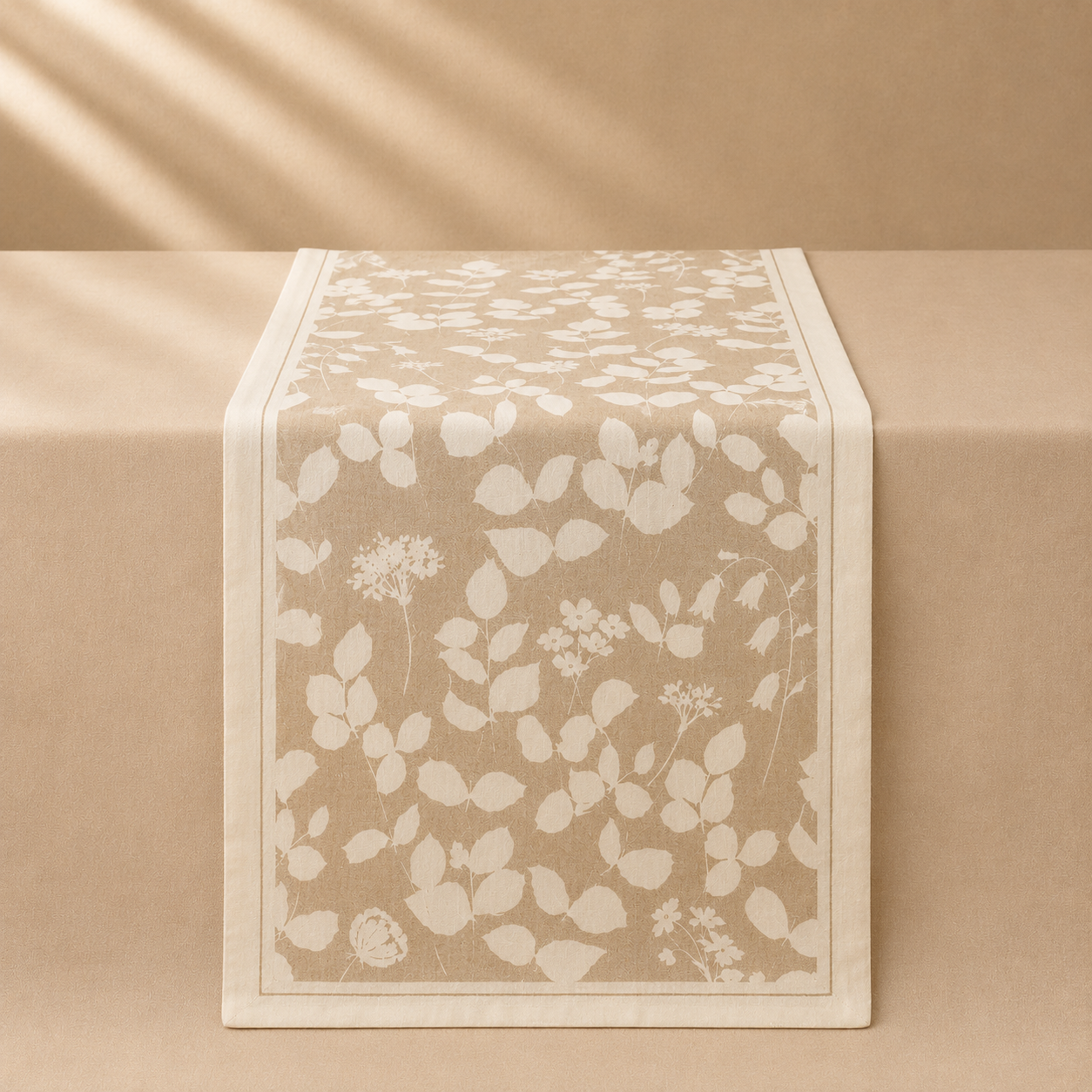 Fleur de Lin Beige 90” Runner