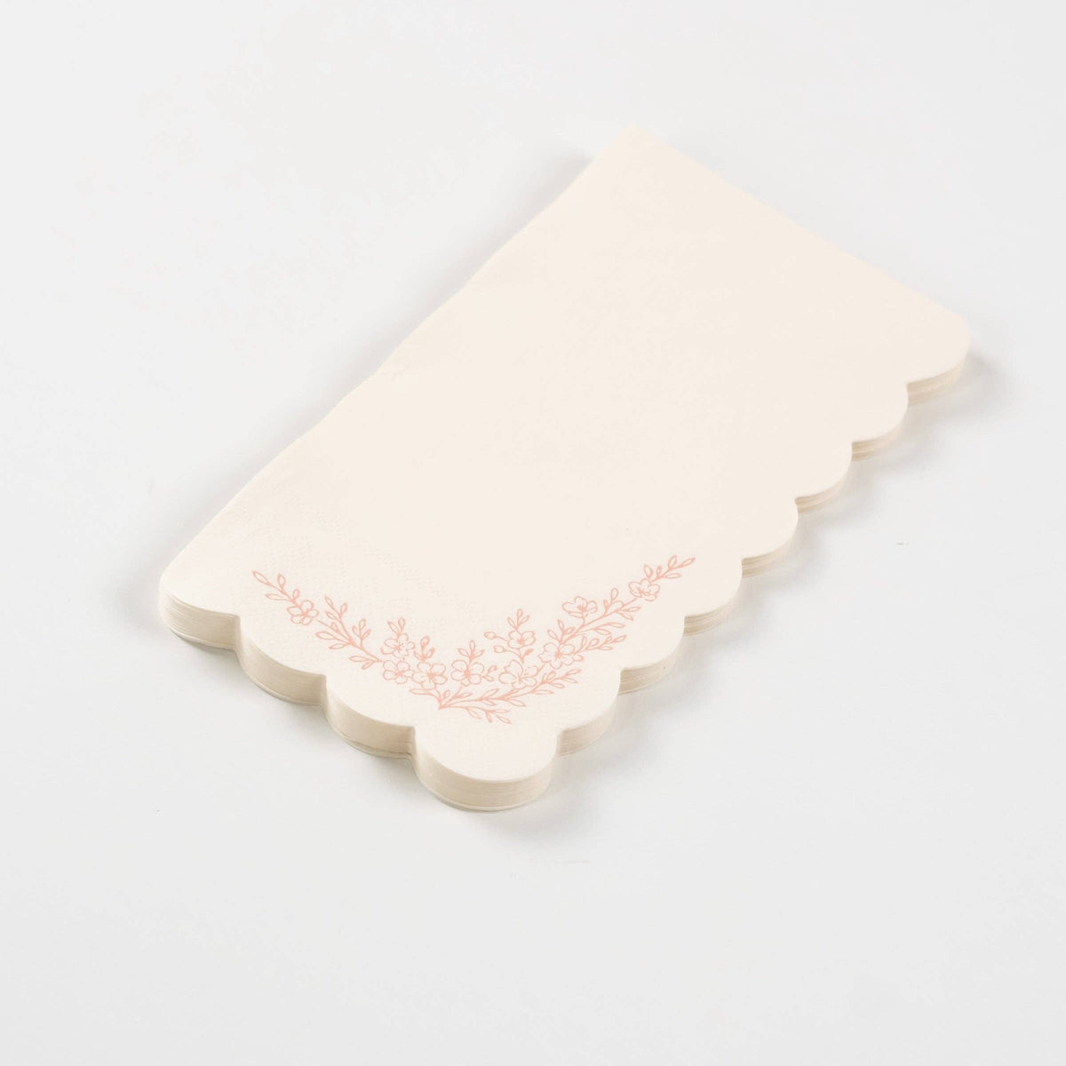 Floral Elegance Pink Guest Towels 16pk