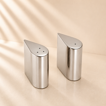 Stainless Steel Tear Drop Salt & Pepper
