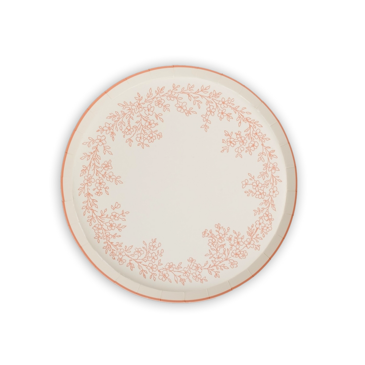 Floral Elegance Pink Dessert Plates 8pk