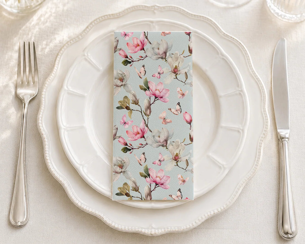 Botanical Watercolor Guest Towels