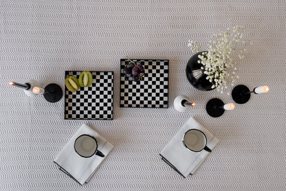Avelar White Tablecloth