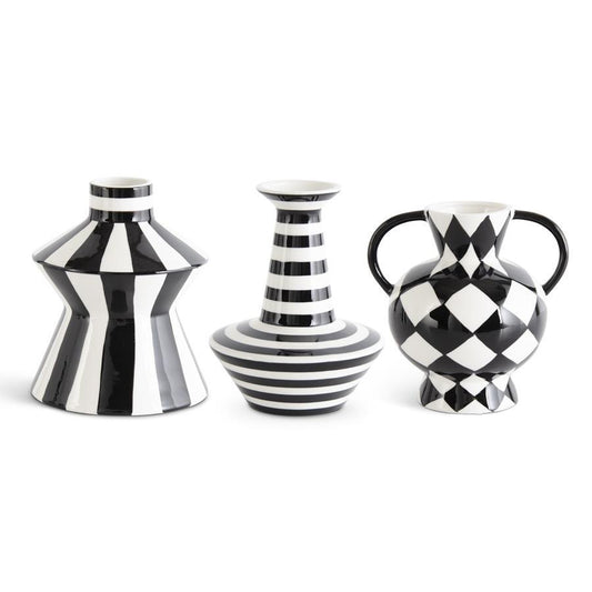 Black & White Ceramic Vases