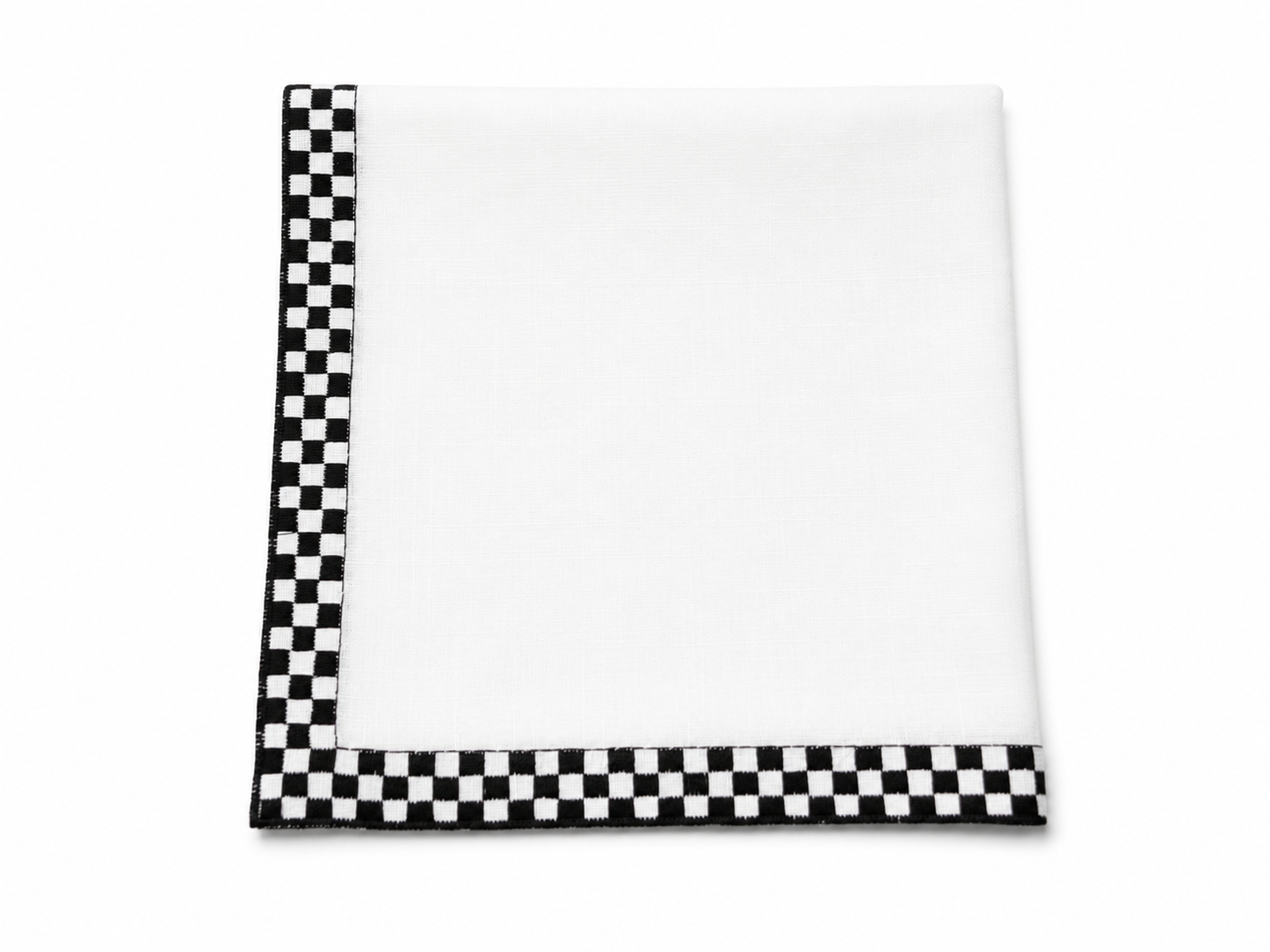 Washable Checker Napkin- 20” x 20” (set of 4)