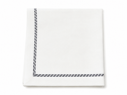 Black 3 Lines Napkin 20" X 20" (set of 4)