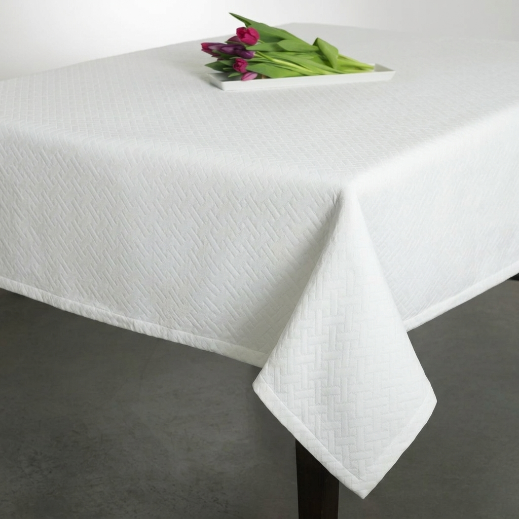 Basket Weave Tablecloth