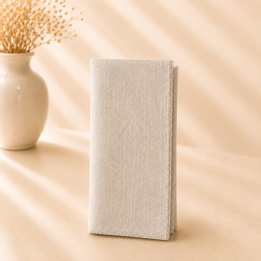 Harvest Weave Taupe Napkins 6pcs Set 18”x18”