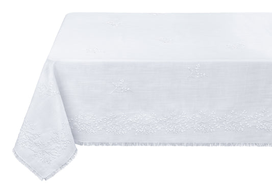 Finesse White Tablecloth