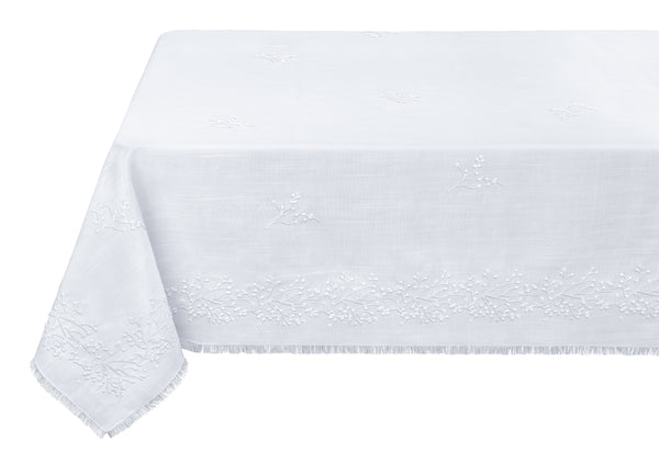 Finesse White Tablecloth