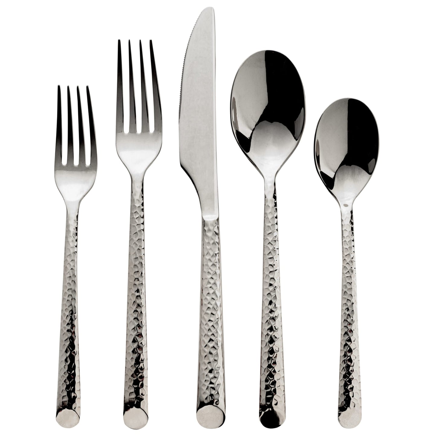 Onyx Shiny Silver 20 Pc Flatware Set