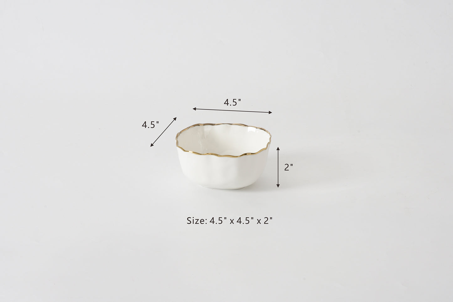 Portofino Snack White Bowl