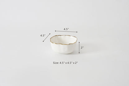 Portofino Snack White Bowl