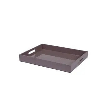 Bamboo medium serving tray - Mauve