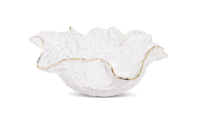 Hammer/Ruffle Gold Trim Bowl