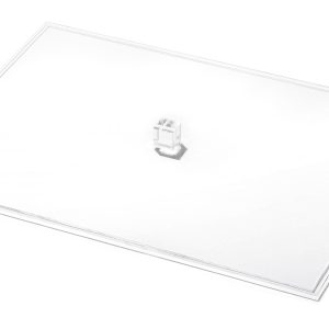 Acrylic Tray Gold Handle 10”x12”