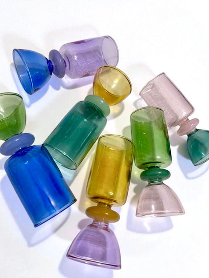 Multi Color Shot Glasses Set of 5