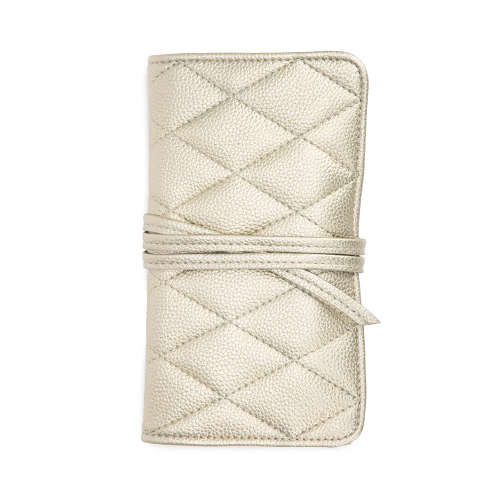 Leah Quilted Jewlery Roll