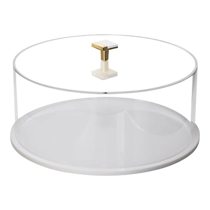 Acrylic Round Cake Dome- Clear
