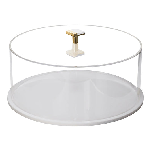 Acrylic Round Cake Dome- Clear