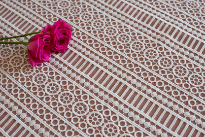 Camilla White Tablecloth
