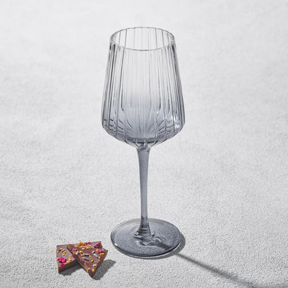 Smoked Wine Glasses-6 Pc 16 Oz