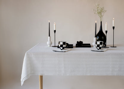 Avelar White Tablecloth