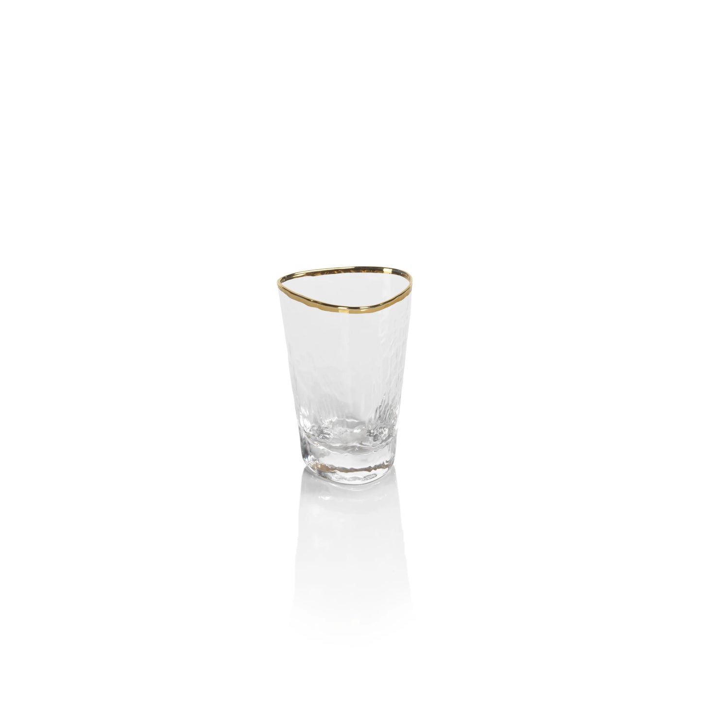 Triangle Gold Rim Shot Glass-6