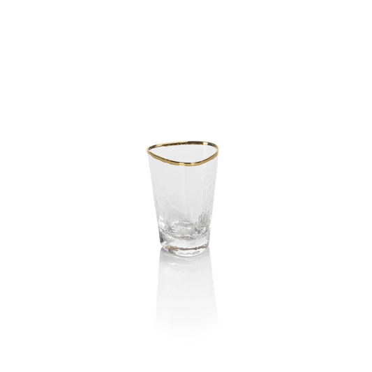 Triangle Gold Rim Shot Glass-6