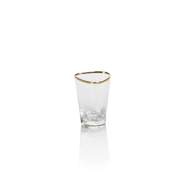 Triangle Gold Rim Shot Glass-6
