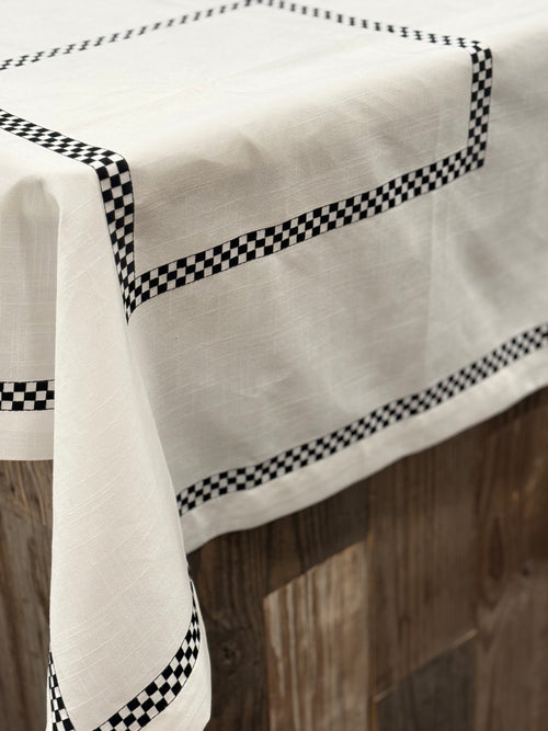 Checkered Black Runner