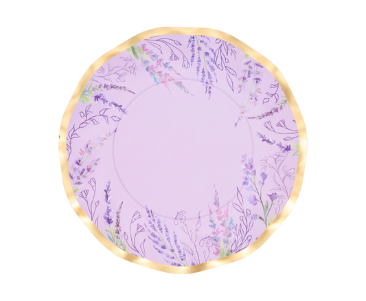 Lavender Field Salad Plate 8pk