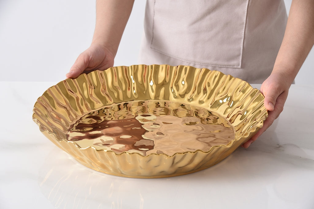 Round Gold Deep Server