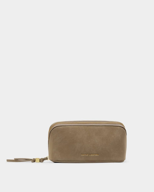 Katie Loxton Fold Out Suedette Mirror Makeup Bag