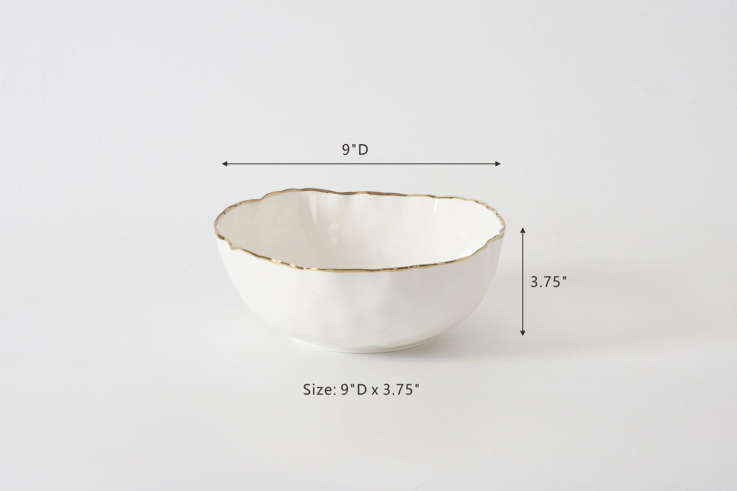 Medium Portofino White Bowl