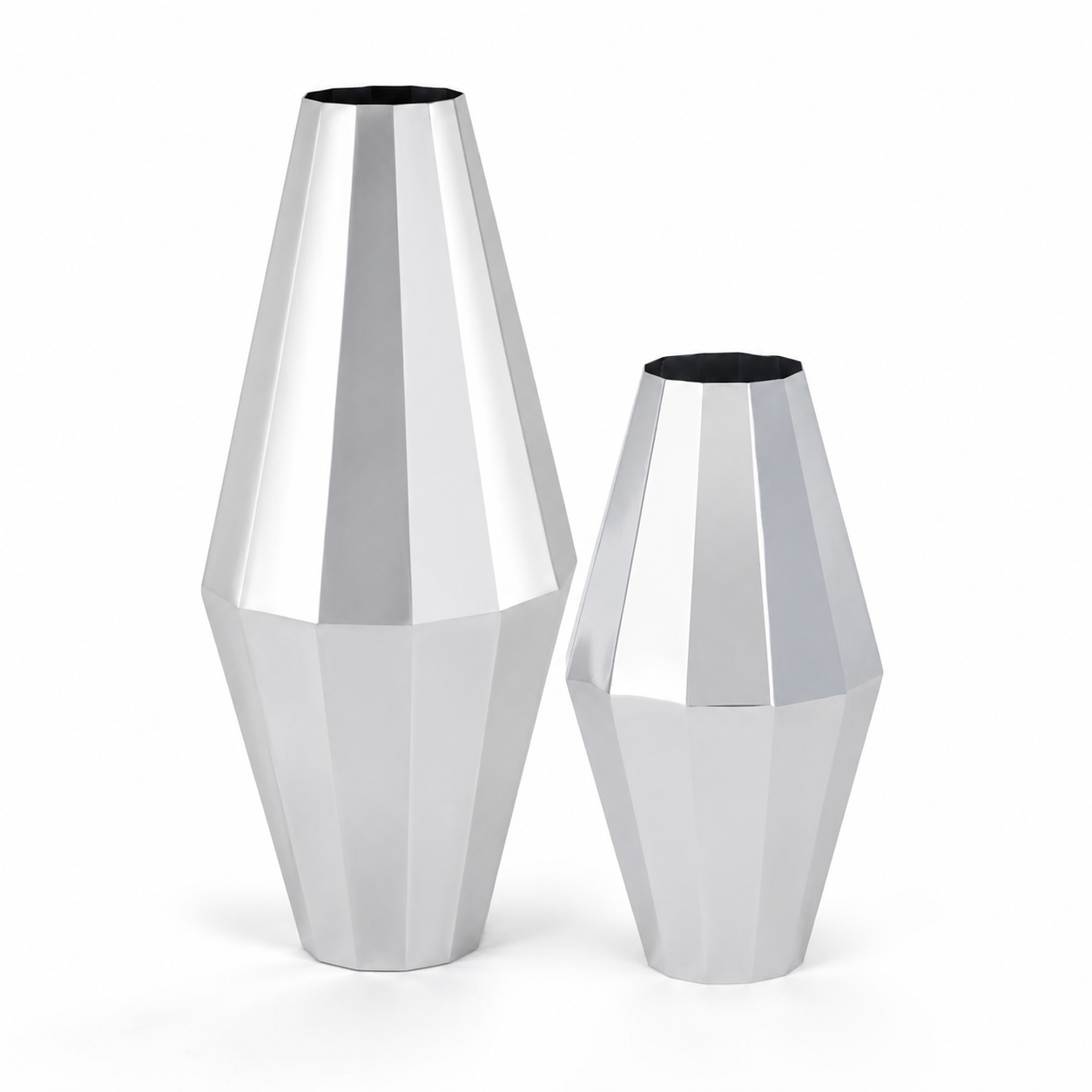 Conical Steel Flower Vase