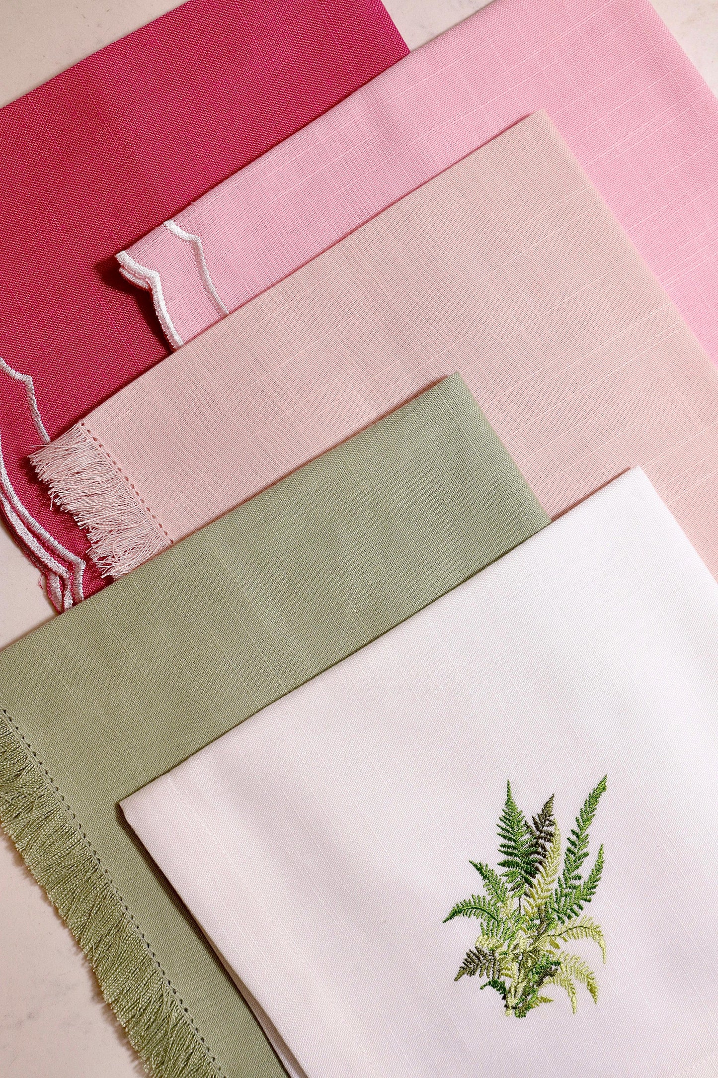 Bunch of Fern Napkin 20"X20" Set of 4