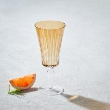 Amber Water Goblet 13oz - 6PC